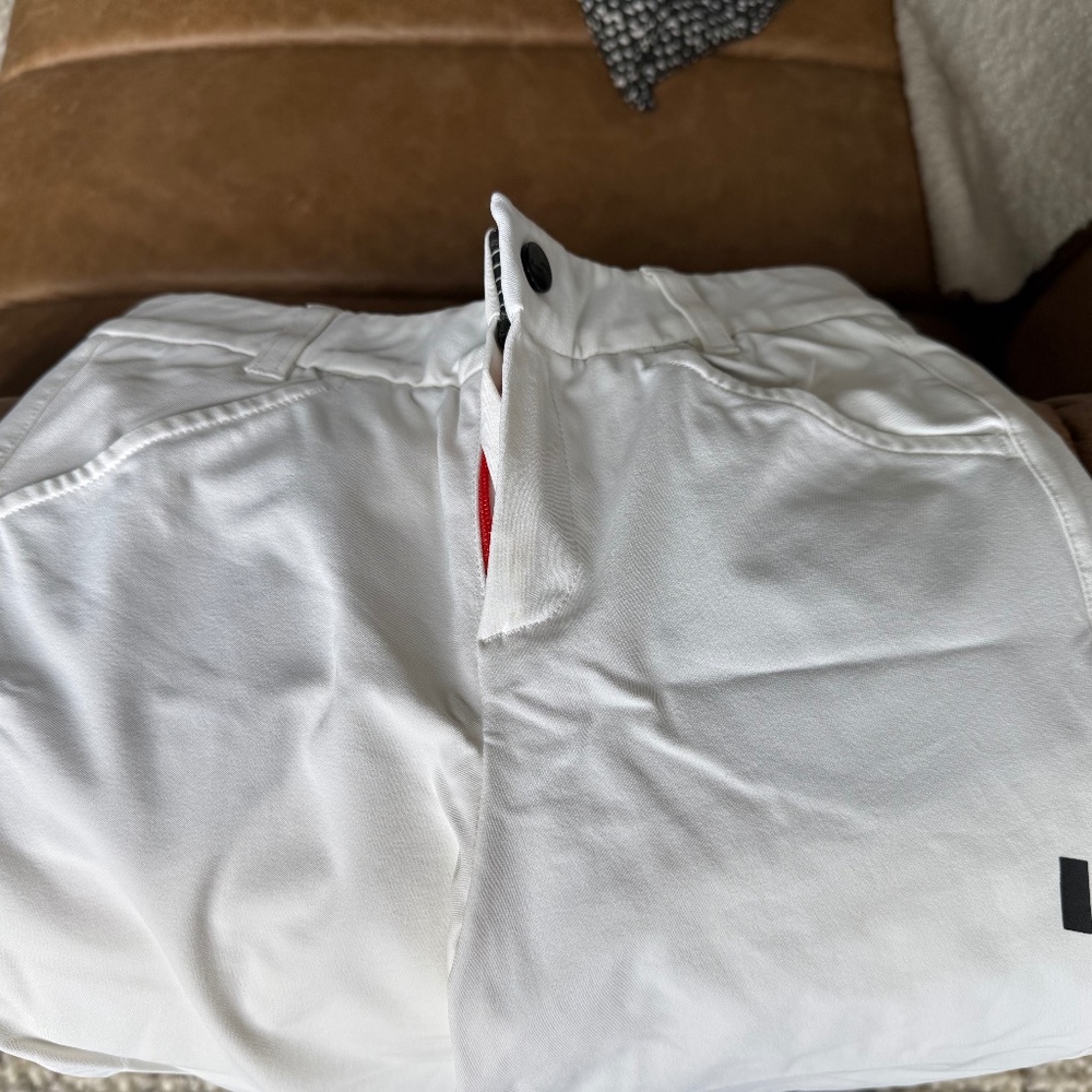 Struck 25 Boys Series Equestrian Breeches- white